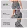 Charcoal Paw Motif Gray Field For Yoga And Everyday Activewear Leggings - 2