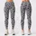 Charcoal Paw Motif Gray Field For Yoga And Everyday Activewear Leggings - 1