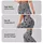 Charcoal Paw Motif Gray Field For Yoga And Everyday Activewear Leggings - 2