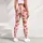 Blush Strawberry and White Dot Motifs for Sweet Summer Fitness and Everyday Activewear Leggings - 5