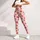 Blush Strawberry and White Dot Motifs for Sweet Summer Fitness and Everyday Activewear Leggings - 4