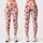 Blush Strawberry and White Dot Motifs for Sweet Summer Fitness and Everyday Activewear Leggings - 3