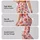 Blush Strawberry and White Dot Motifs for Sweet Summer Fitness and Everyday Activewear Leggings - 2