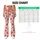 Blush Strawberry and White Dot Motifs for Sweet Summer Fitness and Everyday Activewear Leggings - 7