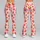 Blush Strawberry and White Dot Motifs for Sweet Summer Fitness and Everyday Activewear Leggings - 9