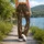 Woodland Fox Deer And Rabbit Motifs For Yoga Pilates And Nature Walks Leggings - 12