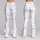 Soft White Cloud Motifs for Calm Studio Days and Everyday Movement Leggings - 9