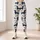 Navy Dachshund Silhouettes for Pilates, Yoga, and Everyday City Errands for Her Leggings - 4