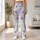 Lavender Daisy Blooms for Yoga, Pilates, and Everyday Wellness for Active Women Leggings - 11