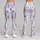 Lavender Daisy Blooms for Yoga, Pilates, and Everyday Wellness for Active Women Leggings - 9