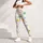 Pastel Star Scatter in Yellow Green and Pink for Yoga and Everyday Style Leggings - 5