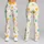 Pastel Star Scatter in Yellow Green and Pink for Yoga and Everyday Style Leggings - 9