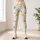 Pastel Star Scatter in Yellow Green and Pink for Yoga and Everyday Style Leggings - 4