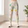 Pastel Star Scatter in Yellow Green and Pink for Yoga and Everyday Style Leggings - 6