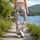 Pastel Kawaii Cat Faces for Yoga, Pilates, Commuting and Everyday Wear Leggings - 12
