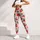 Blush Pink Strawberry Fruits for Yoga Pilates And Everyday Summer Style Leggings - 5
