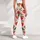 Blush Pink Strawberry Fruits for Yoga Pilates And Everyday Summer Style Leggings - 6