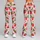 Blush Pink Strawberry Fruits for Yoga Pilates And Everyday Summer Style Leggings - 9