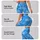 Icy Blue Snowflakes for Yoga, Pilates and Cozy Winter Casual Outings for Women Leggings - 8