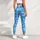 Icy Blue Snowflakes for Yoga, Pilates and Cozy Winter Casual Outings for Women Leggings - 5