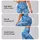 Icy Blue Snowflakes for Yoga, Pilates and Cozy Winter Casual Outings for Women Leggings - 2