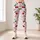 Cherry And Lipstick Kiss Motifs For Yoga Pilates And Everyday Style Leggings - 4