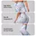 Powder Blue Stars for Yoga, Pilates and Everyday Activewear Leggings - 2
