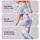 Powder Blue Stars for Yoga, Pilates and Everyday Activewear Leggings - 8