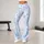Powder Blue Stars for Yoga, Pilates and Everyday Activewear Leggings - 11