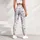 Hand-Drawn Gray Hearts for Yoga, Pilates and Relaxed Everyday Style Leggings - 5