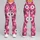 Pink Daisy Blooms for Yoga, Pilates and Everyday Casual Style for Active Women Leggings - 9