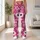 Pink Daisy Blooms for Yoga, Pilates and Everyday Casual Style for Active Women Leggings - 10