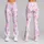 Pastel Pink And Lavender Polka Dots For Yoga, Pilates, Commuting And Everyday Wear Leggings - 9