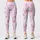 Pastel Pink And Lavender Polka Dots For Yoga, Pilates, Commuting And Everyday Wear Leggings - 3