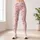 Blush Pink Heart Motif for Yoga Pilates and Everyday Activewear Leggings - 4