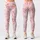 Blush Pink Heart Motif for Yoga Pilates and Everyday Activewear Leggings - 3