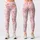 Blush Pink Heart Motif for Yoga Pilates and Everyday Activewear Leggings - 1
