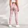 Blush Pink Heart Motif for Yoga Pilates and Everyday Activewear Leggings - 4