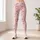 Blush Pink Heart Motif for Yoga Pilates and Everyday Activewear Leggings - 6