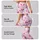 Pink Heart Scatter for Yoga, Pilates and Everyday Wear for Women Leggings - 2