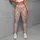 Blush Pink Dainty Floral Motifs for Yoga, Pilates and Everyday Wear Leggings - 6