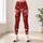 Ruby Red Hearts for Yoga, Pilates and Everyday Errands for Romantic Style Lovers Leggings - 4