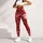 Ruby Red Hearts for Yoga, Pilates and Everyday Errands for Romantic Style Lovers Leggings - 5