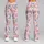 Pink Bow And Blue Wildflower Motifs For Pilates, Gym And Everyday Activewear Style Leggings - 9