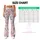 Pink Bow And Blue Wildflower Motifs For Pilates, Gym And Everyday Activewear Style Leggings - 7