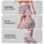 Pink Bow And Blue Wildflower Motifs For Pilates, Gym And Everyday Activewear Style Leggings - 8