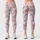 Pink Bow And Blue Wildflower Motifs For Pilates, Gym And Everyday Activewear Style Leggings - 3