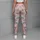 Pink Bow And Blue Wildflower Motifs For Pilates, Gym And Everyday Activewear Style Leggings - 4