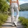 Silver Starry Skies for Yoga, Pilates, Travel and Everyday Wear for Celestial Style Lovers Leggings - 12