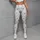 Silver Starry Skies for Yoga, Pilates, Travel and Everyday Wear for Celestial Style Lovers Leggings - 6